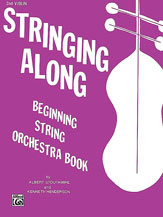 Stringing Along Violin 2 string method book cover